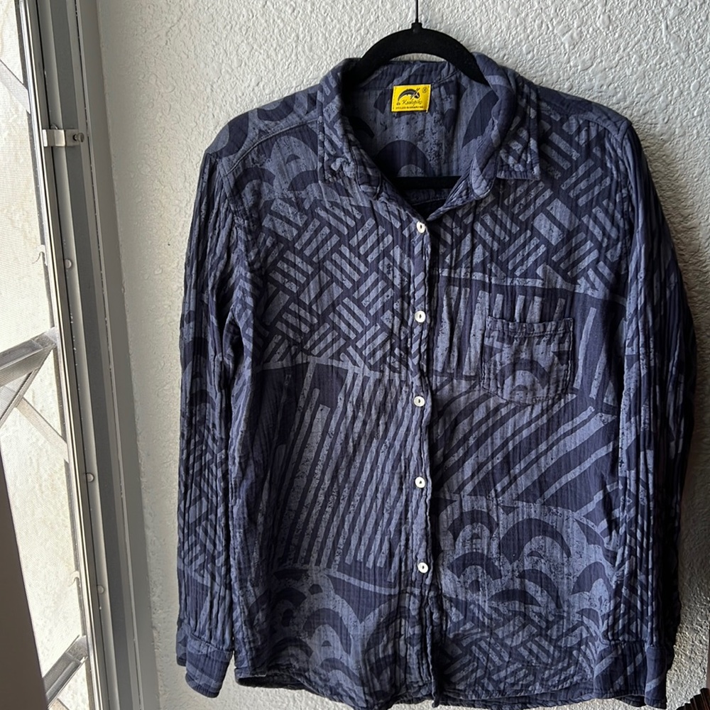 Kealopiko collared blouse Sz M